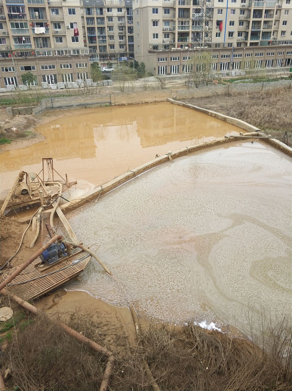 五桂山街道沉淀池淤泥清理-厂区废水池淤泥清淤